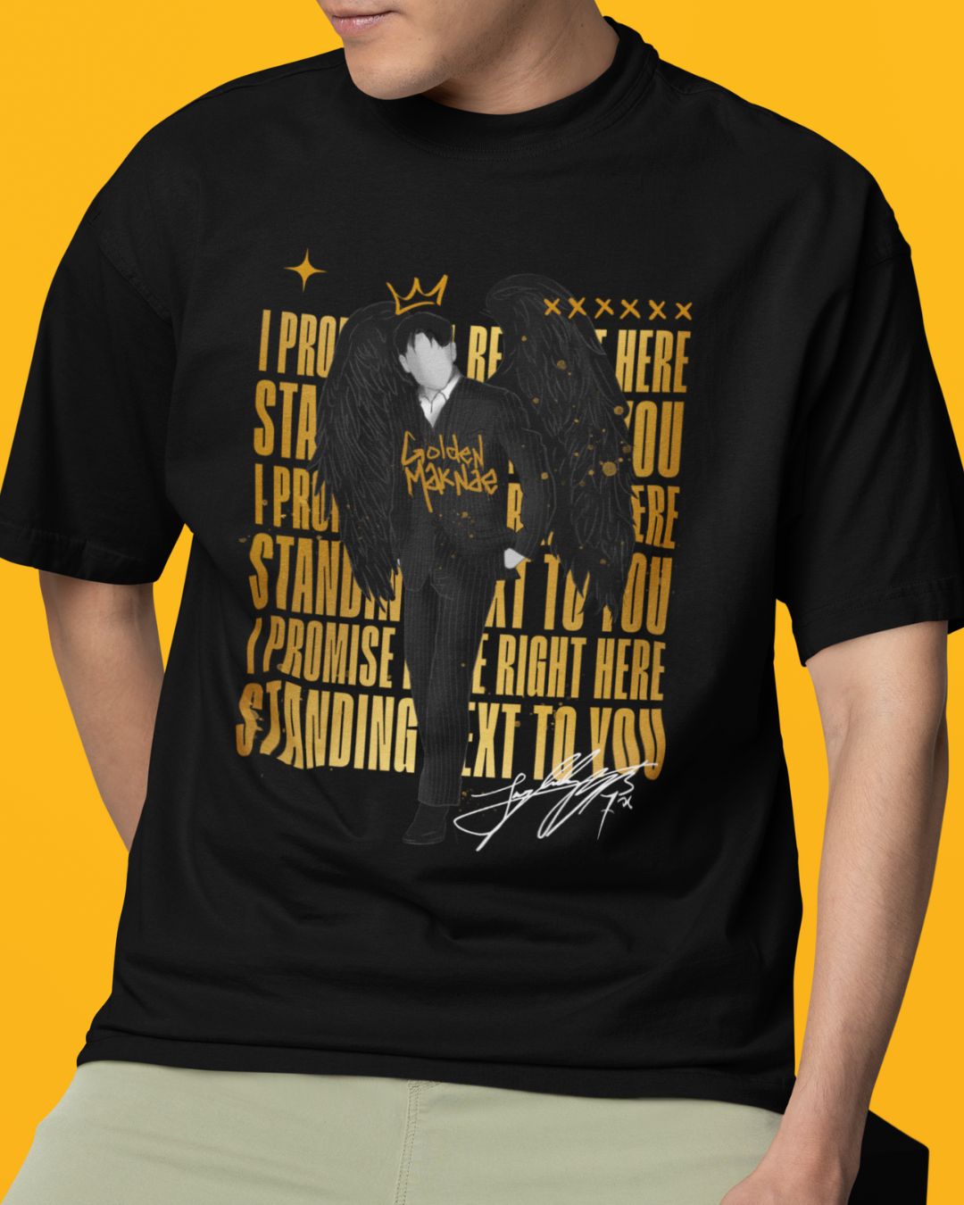 Nome do produto: JK - STANDING NEXT TO YOU - Preta