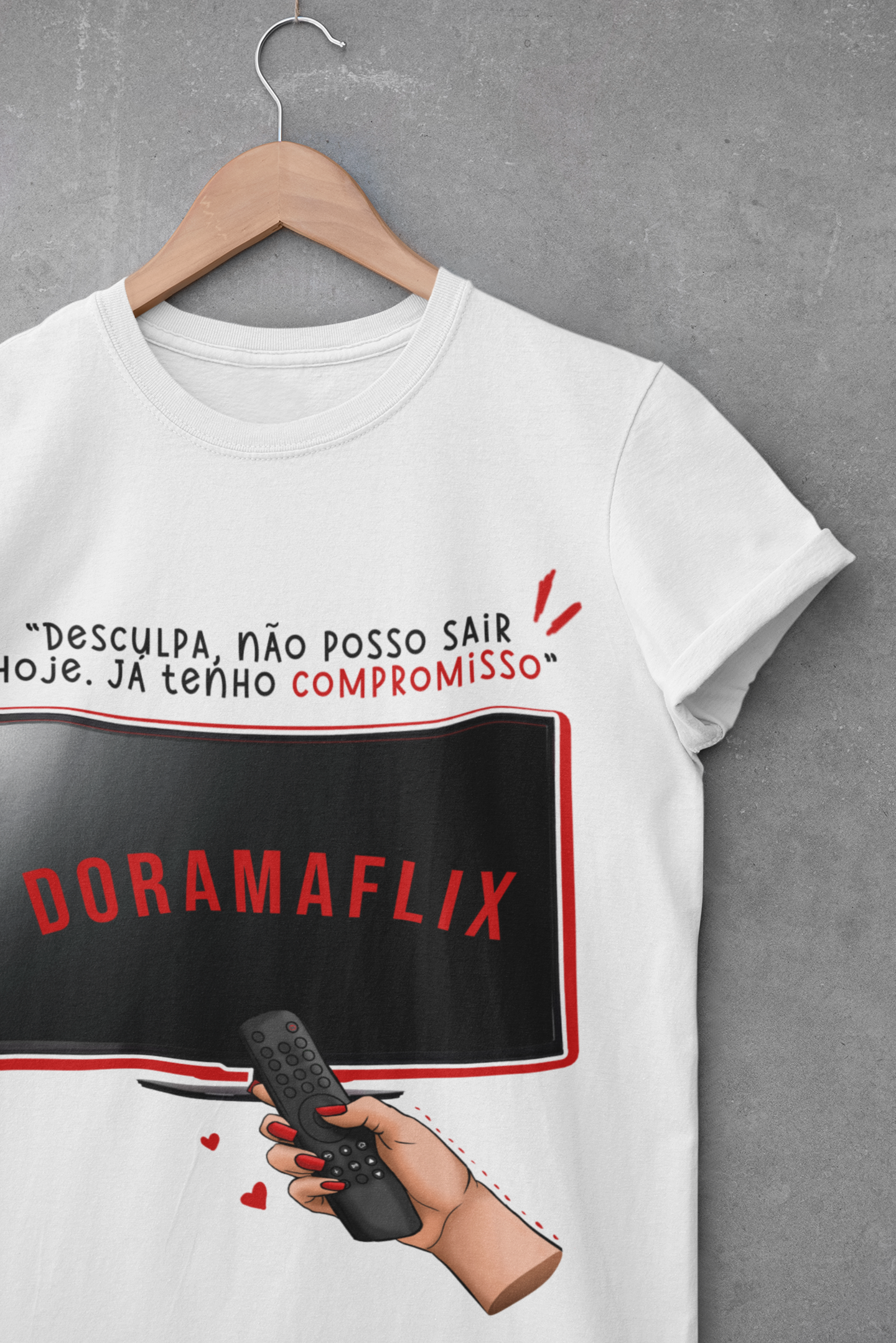 Nome do produto: Doramaflix - Branca [COLEÇÃO DORAMEIRA]