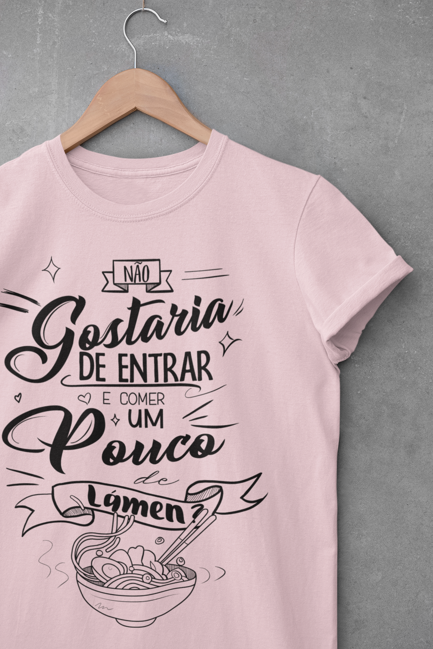 Nome do produto:  Lámen - Rosa [COLEÇÃO DORAMEIRA]