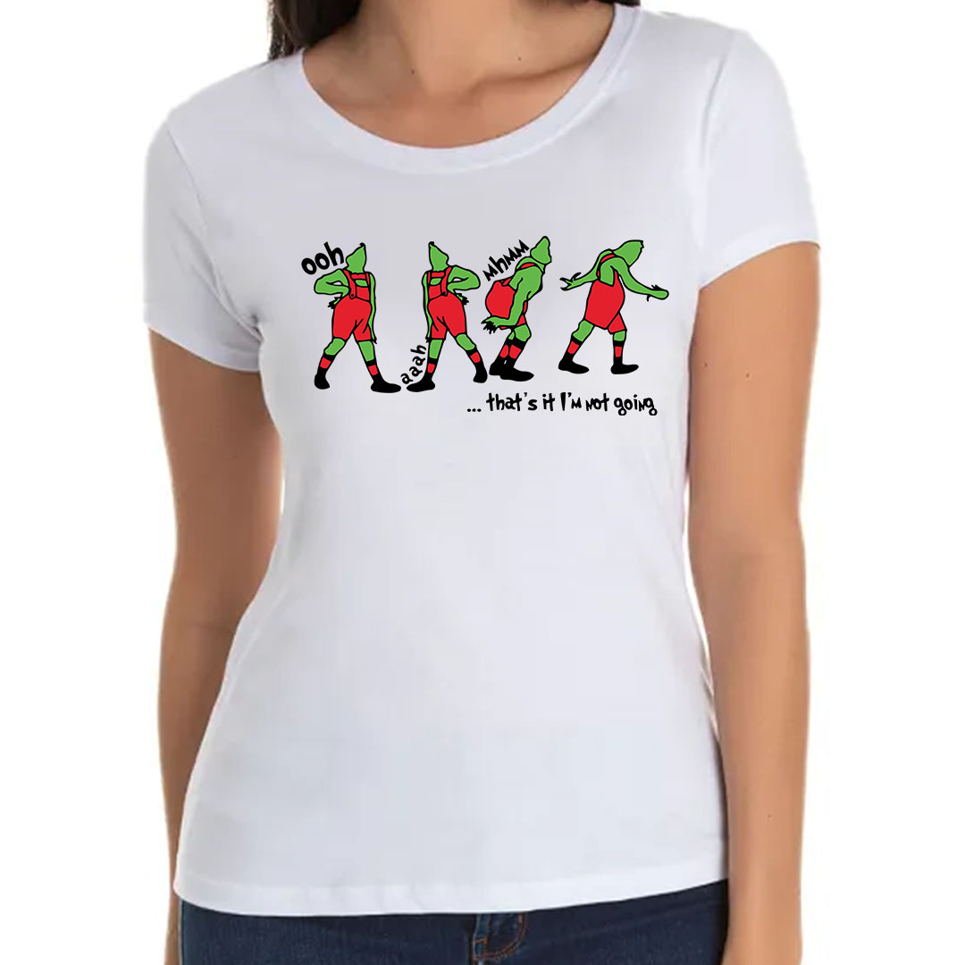 Nome do produto: Baby Look Grinch Thats It Im Not Going