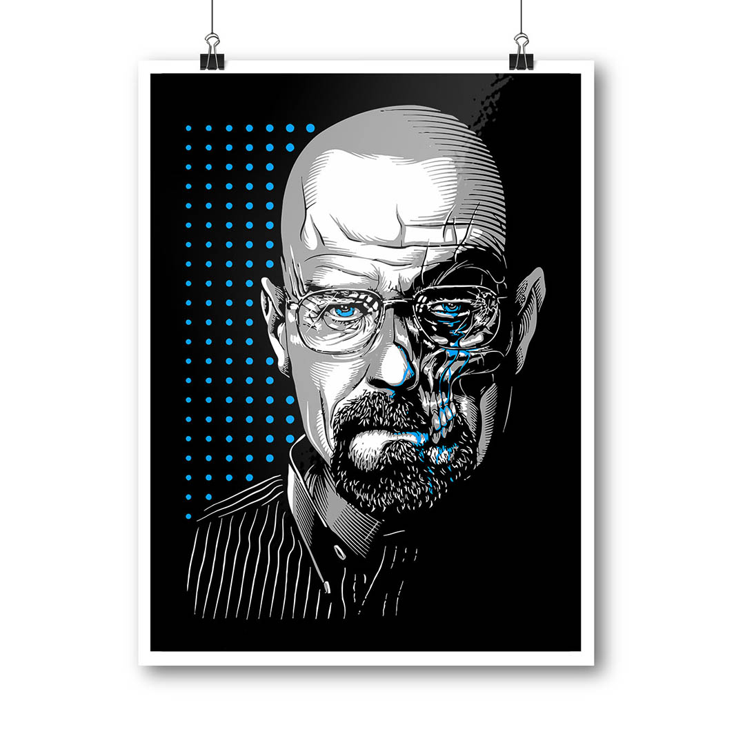 Nome do produto: Poster Breaking Bad Lágrimas de Heisenberg