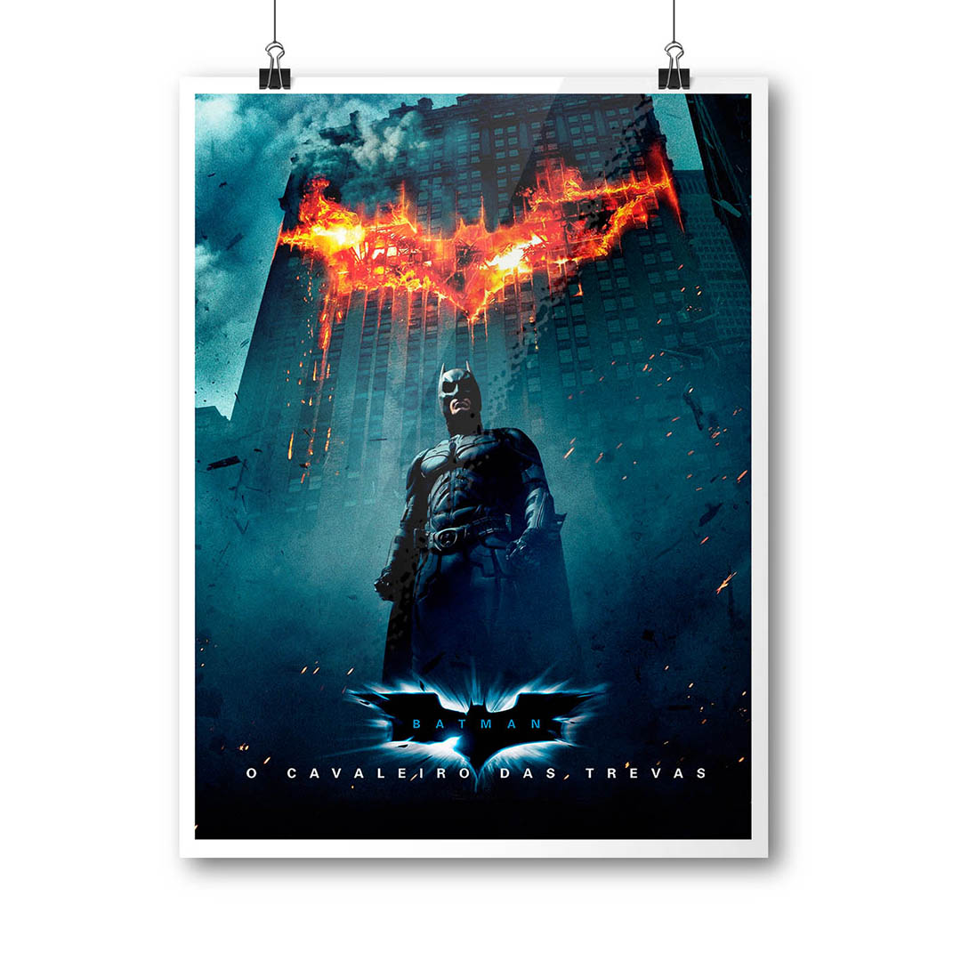 Nome do produto: Poster Batman O Cavaleiro das Trevas (2008)
