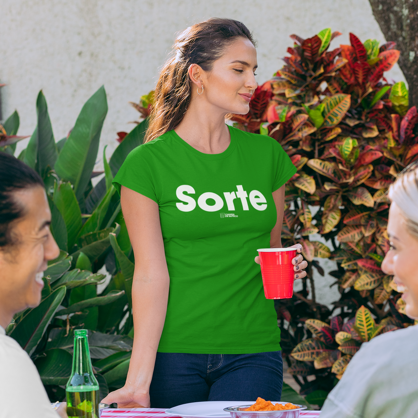 Nome do produto: Camiseta Feminina Buteco - Sorte