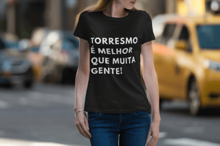 Camiseta Feminina Buteco - Torresmo é melhor que muita gente!