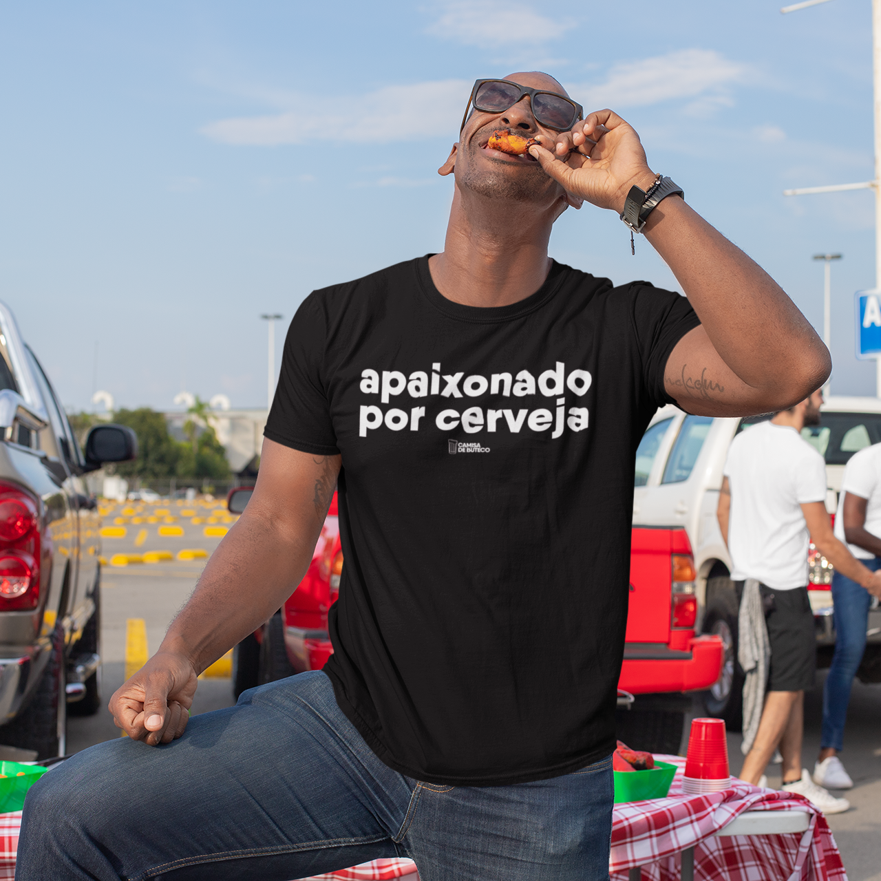 Camiseta Masculina Buteco - Apaixonado por cerveja.