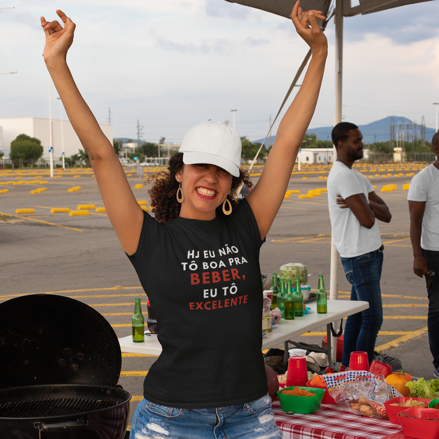 Camiseta Feminina Buteco - Hj não tô boa para beber, to excelente