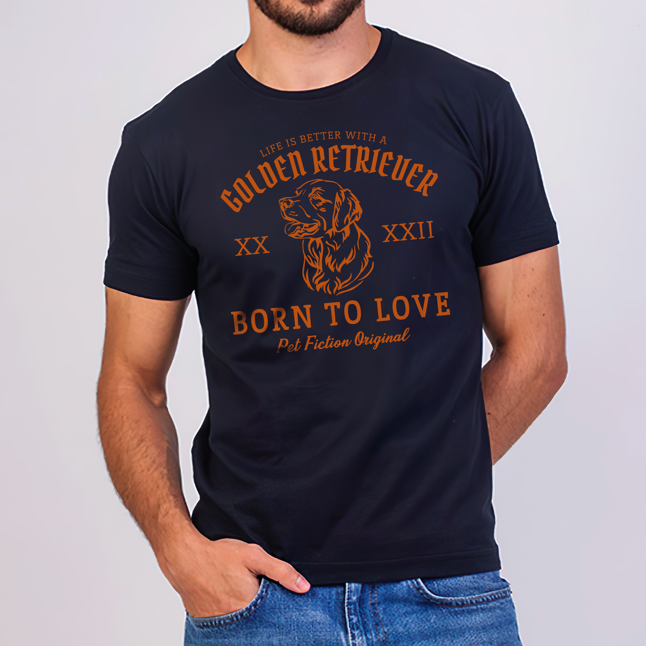 Nome do produto: LIFE IS BETTER GOLDEN RETRIEVER - UNISSEX