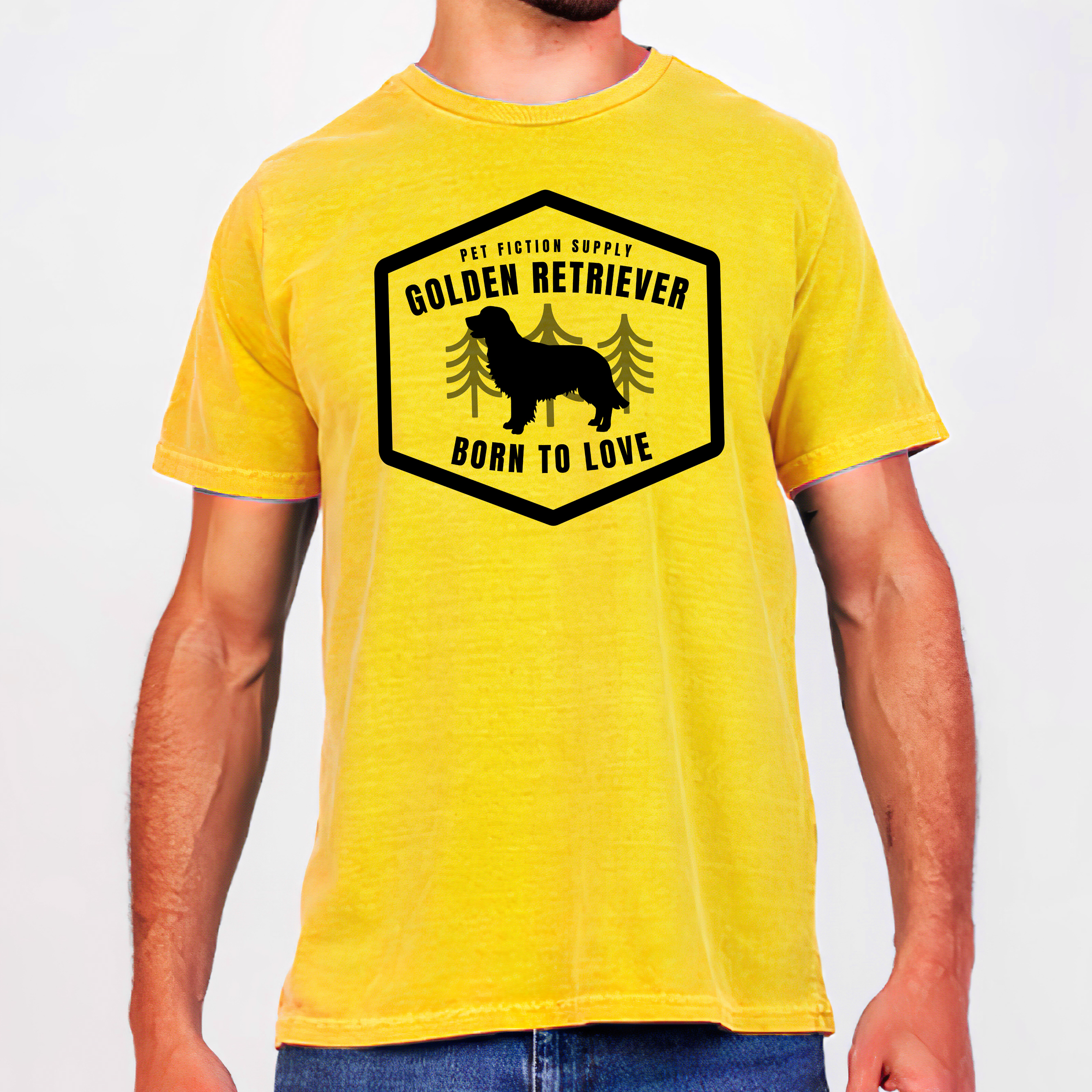 Nome do produto: PINE TREE GOLDEN RETRIEVER - UNISSEX ESTONADA