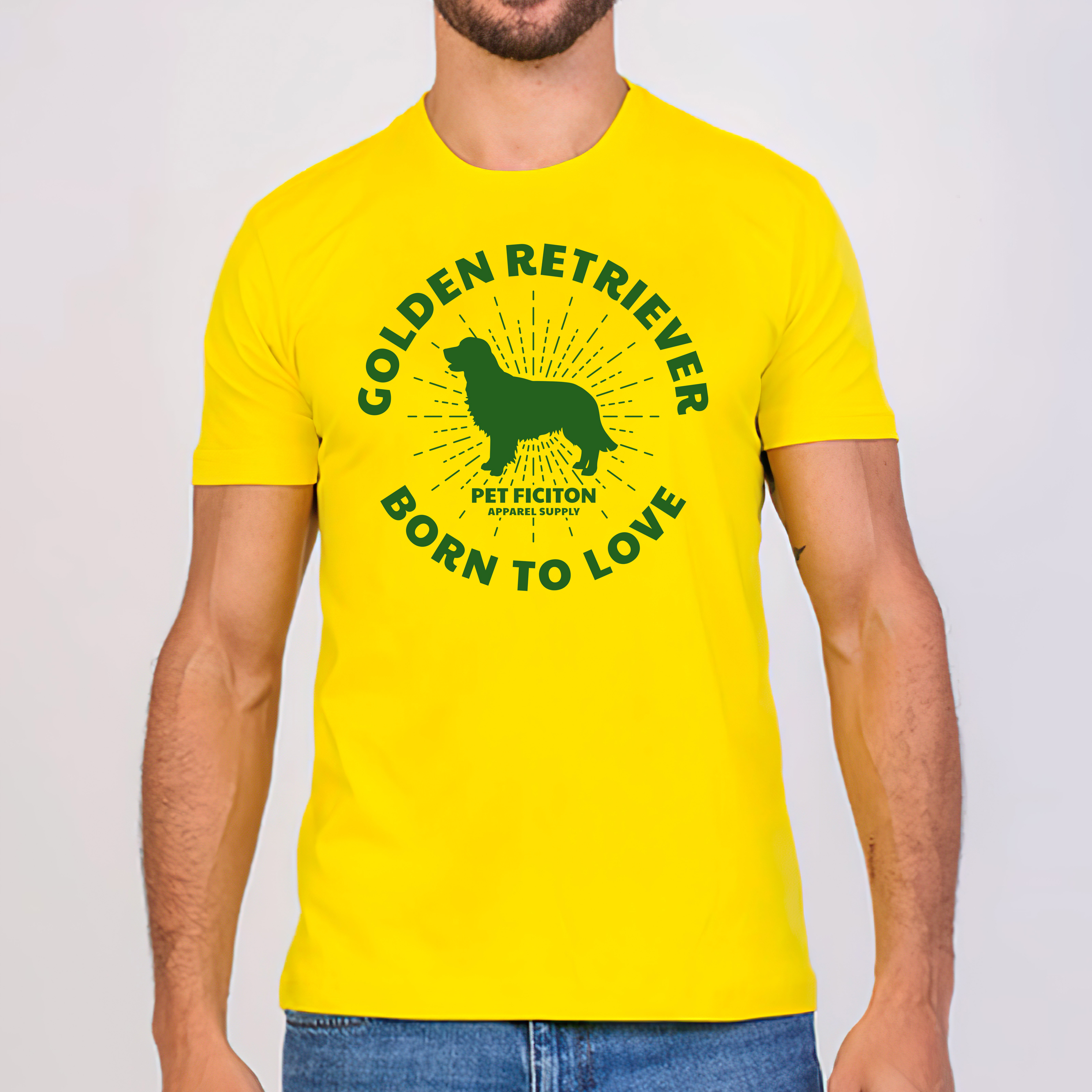 Nome do produto: GOLDEN RETRIEVER SILHOUETTE - UNISSEX