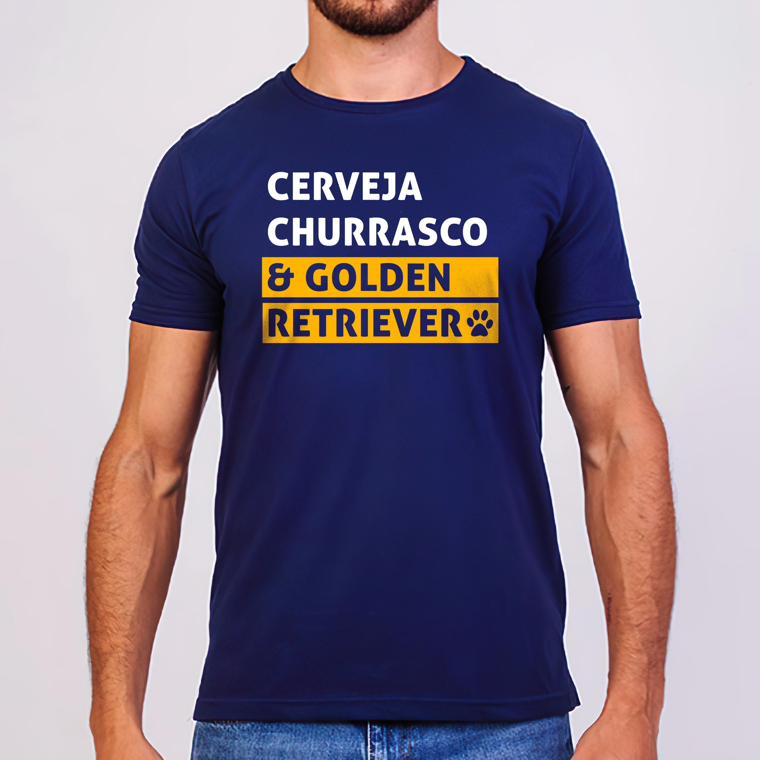 Nome do produto: CERVEJA, CHURRASCO & GOLDEN RETRIEVER - UNISSEX