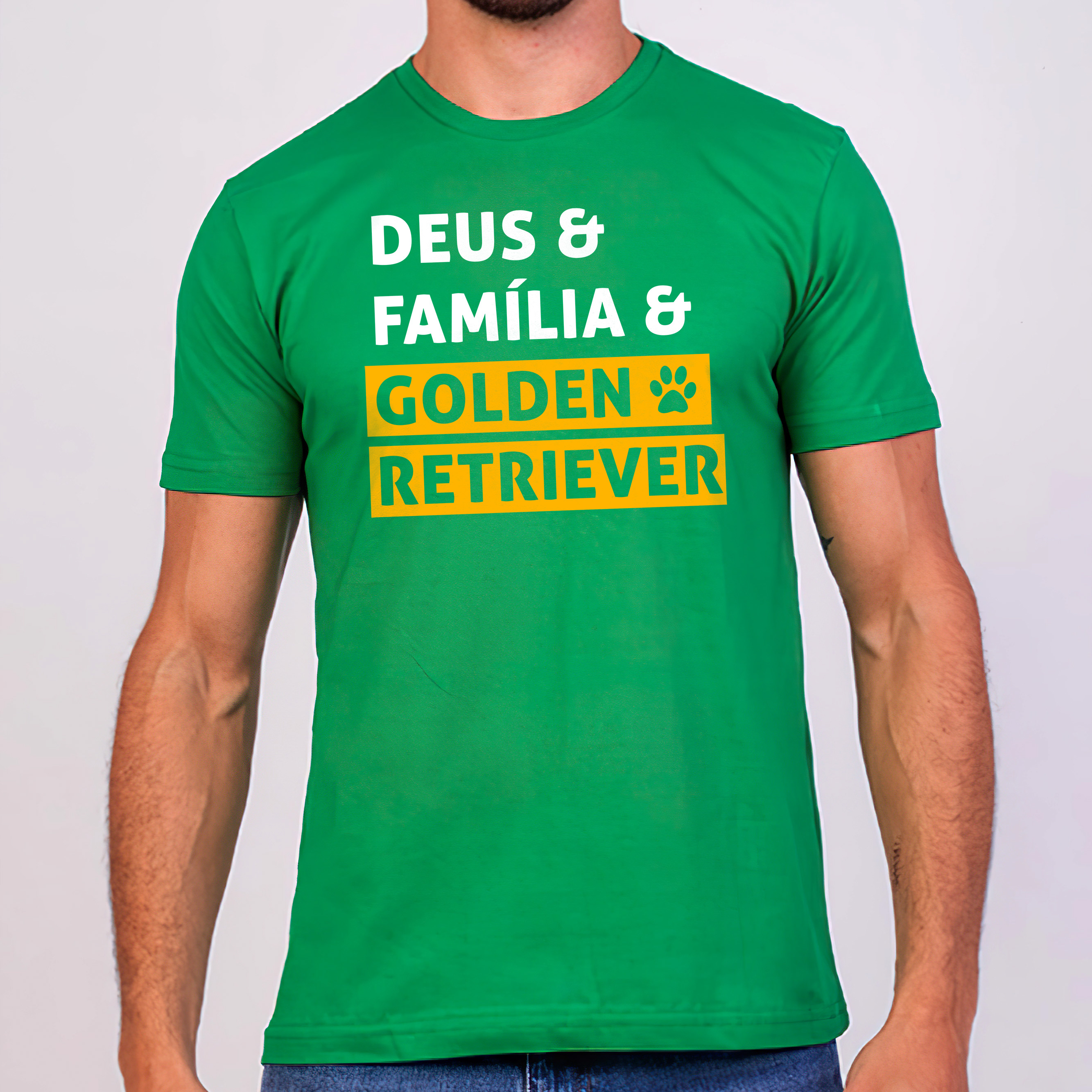 Nome do produto: DEUS, FAMÍLIA & GOLDEN RETRIEVER - UNISSEX