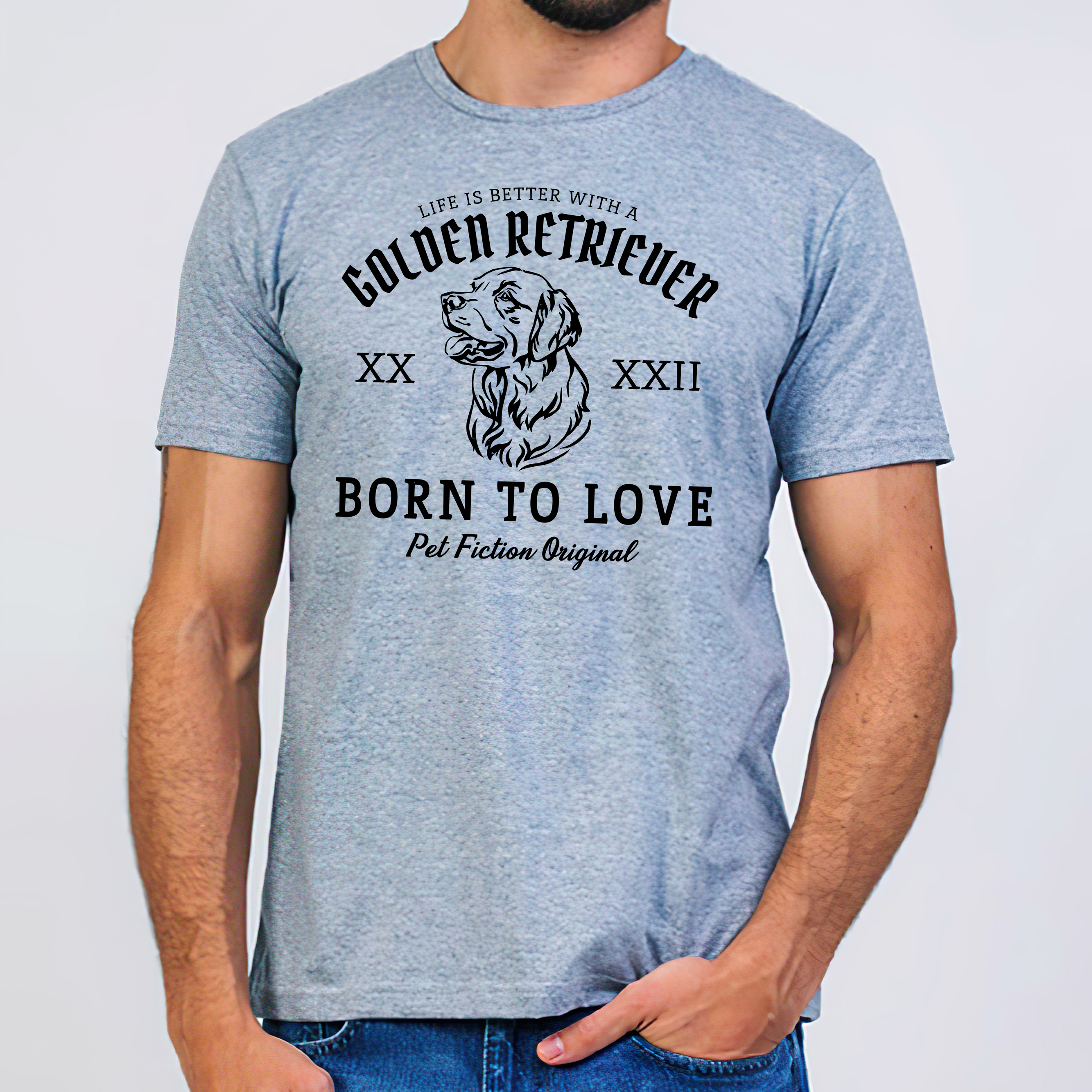 Nome do produto: LIFE IS BETTER GOLDEN RETRIEVER - UNISSEX