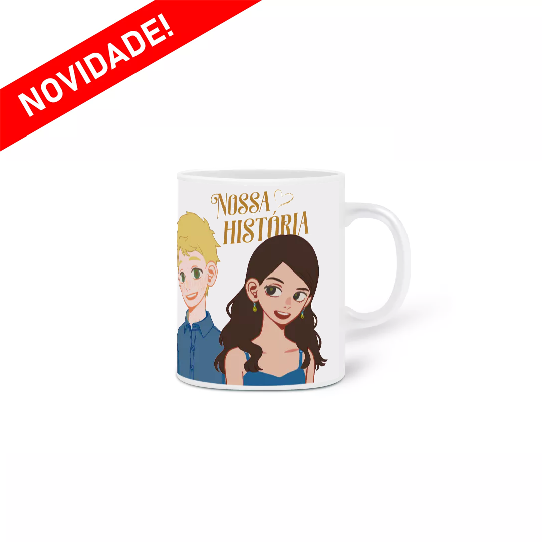 Nome do produto: CANECA NOSSA HISTÓRIA