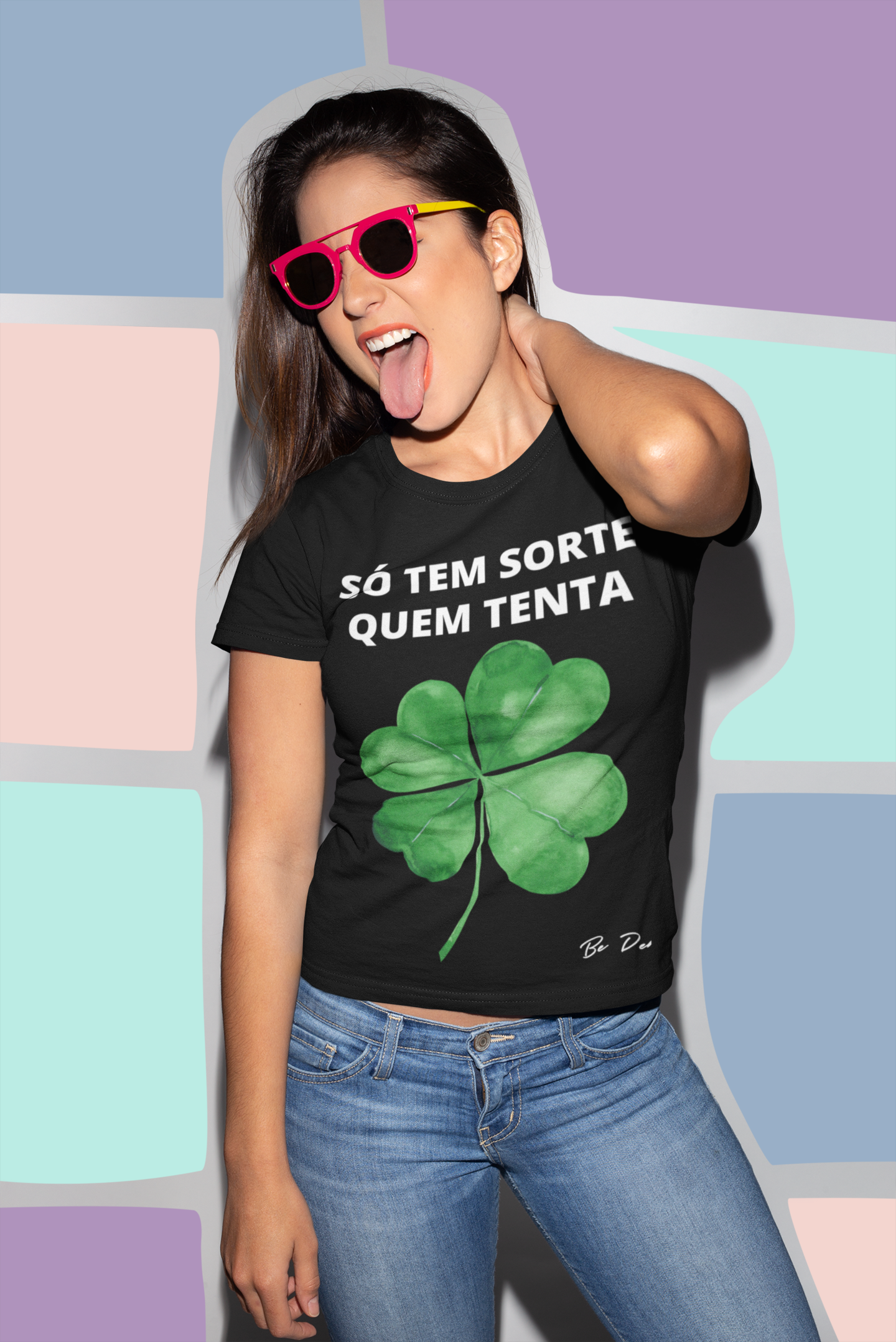 Nome do produto: SO TEM SORTE QUE TENTA