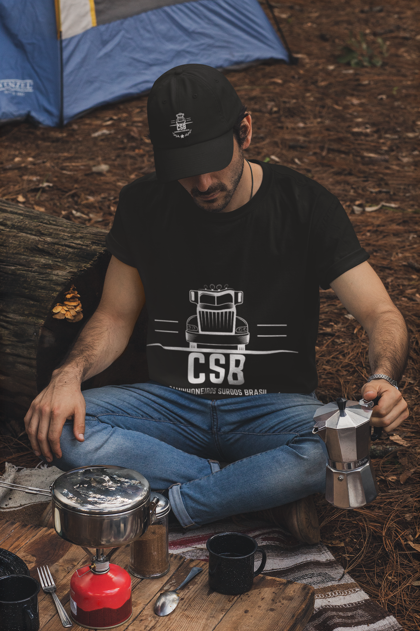 Nome do produto: BONÉ CSB AMERICANO COM TELA