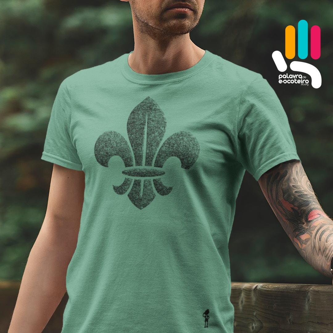 Nome do produto: Flor de Lis Rabiscos - Estonada