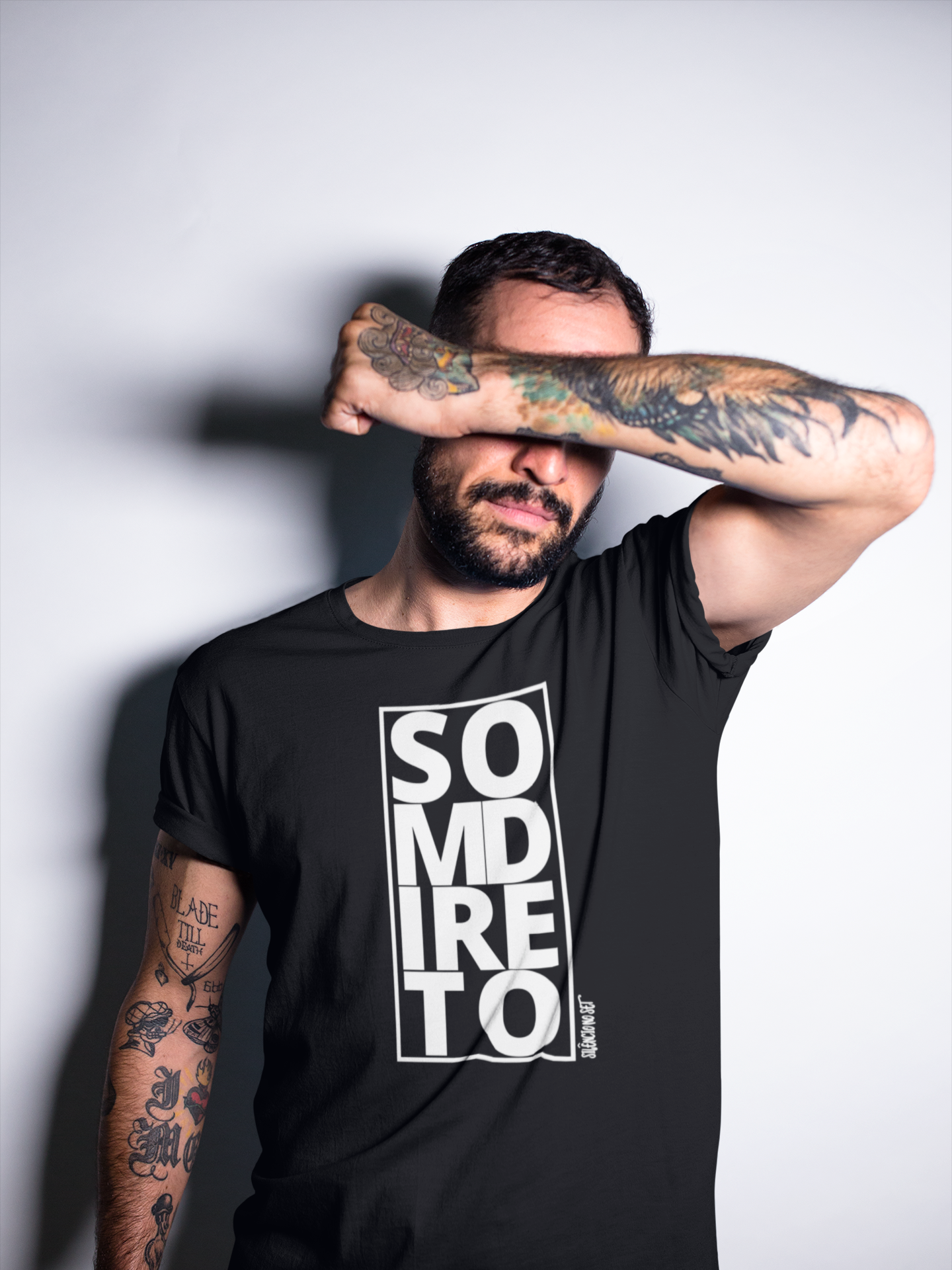 Nome do produto: Camiseta Som direto II | Preta