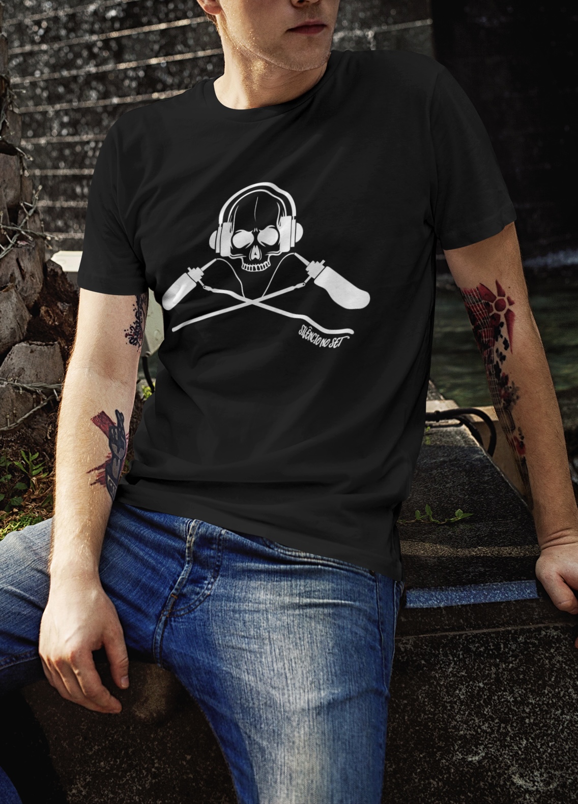 Nome do produto: Camiseta Skull II | Preta