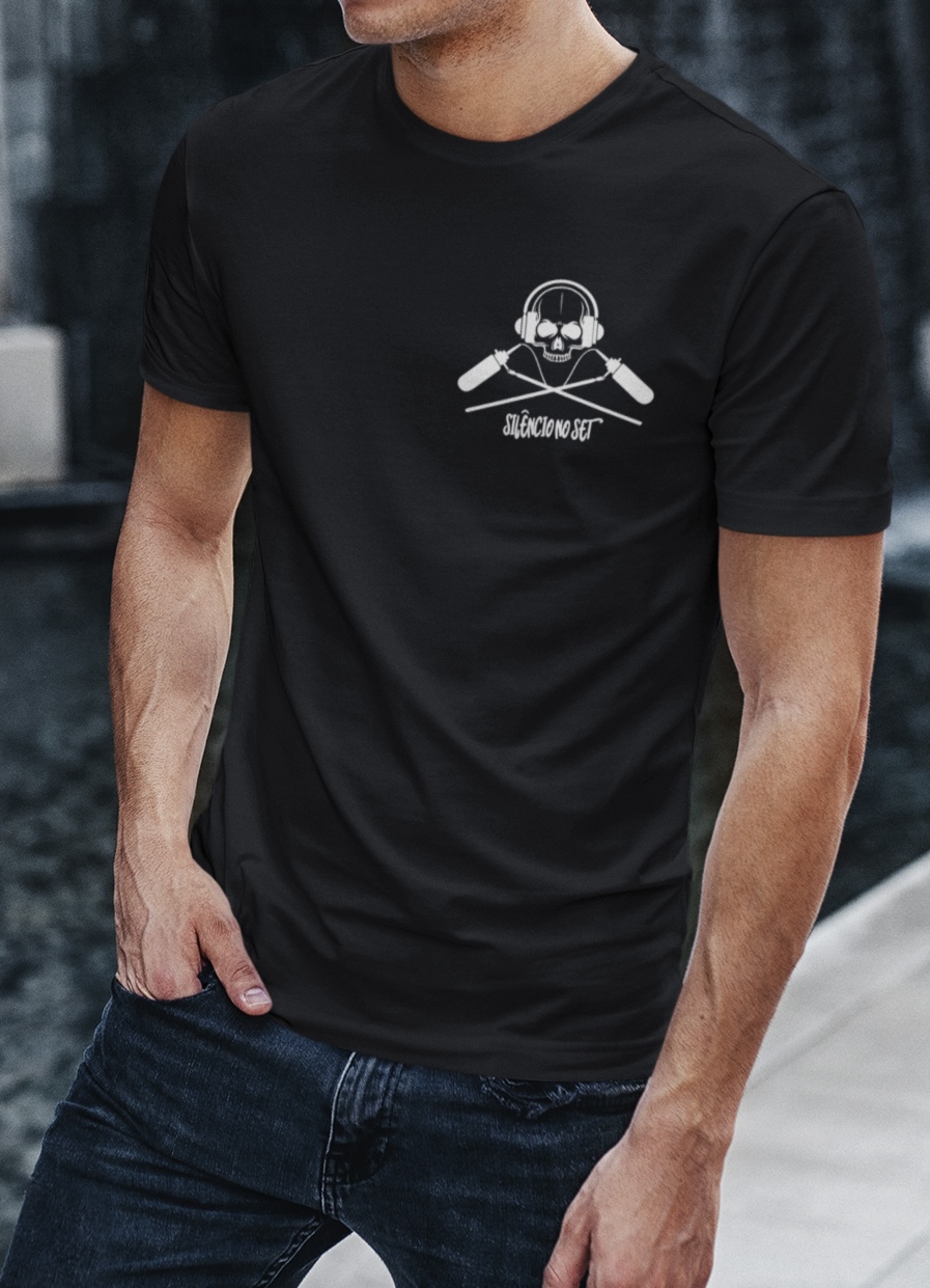 Nome do produto: Camiseta Skull | Preta