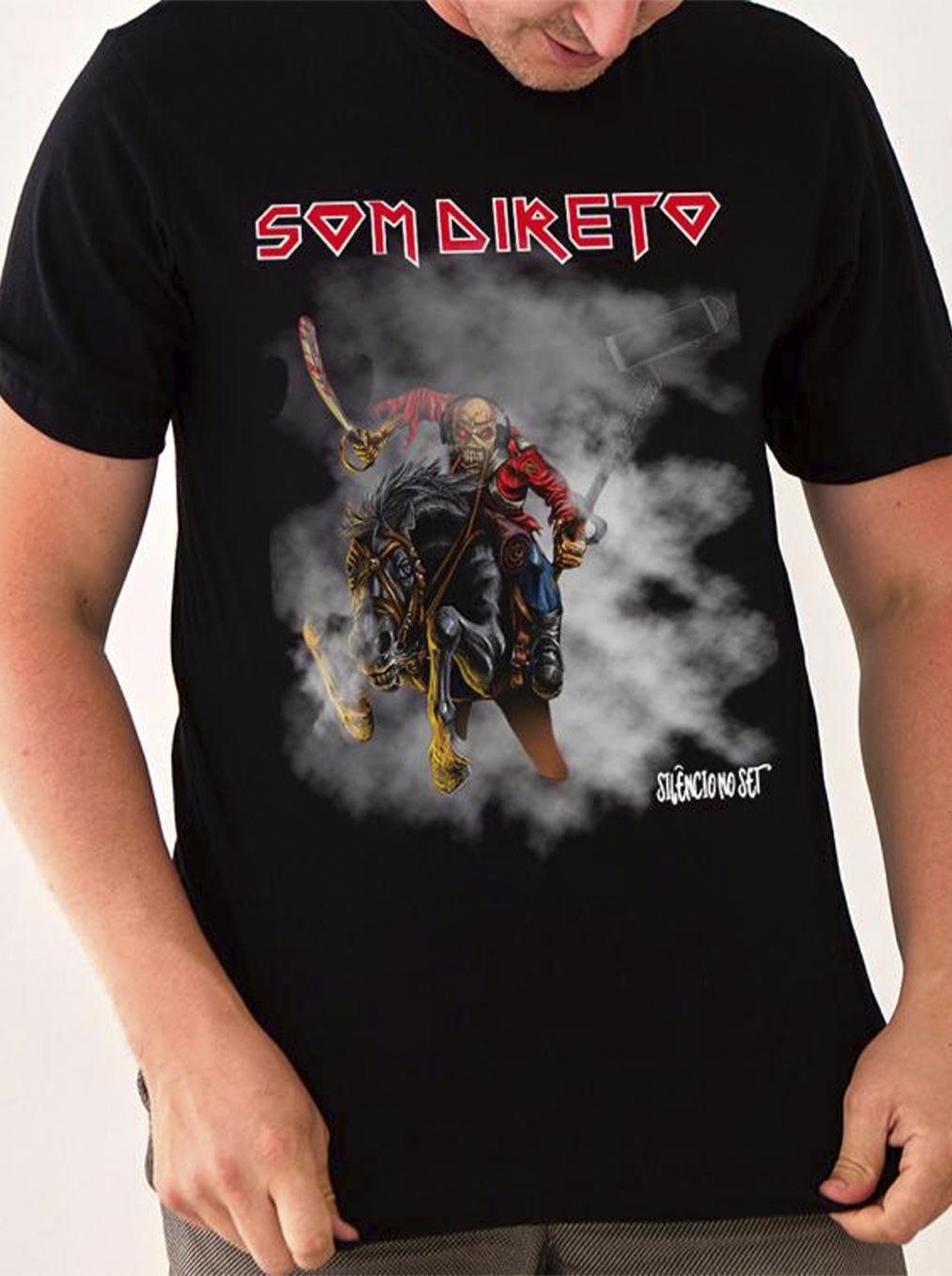 Nome do produto: Camiseta Som direto II  | Preta