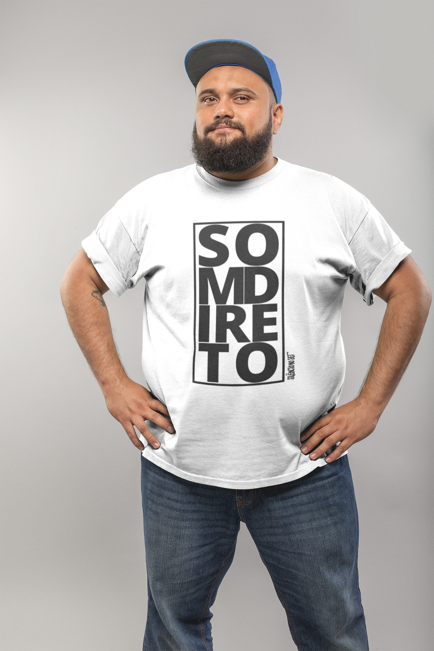 Nome do produto: Camiseta Plus Size Som direto II | Branca