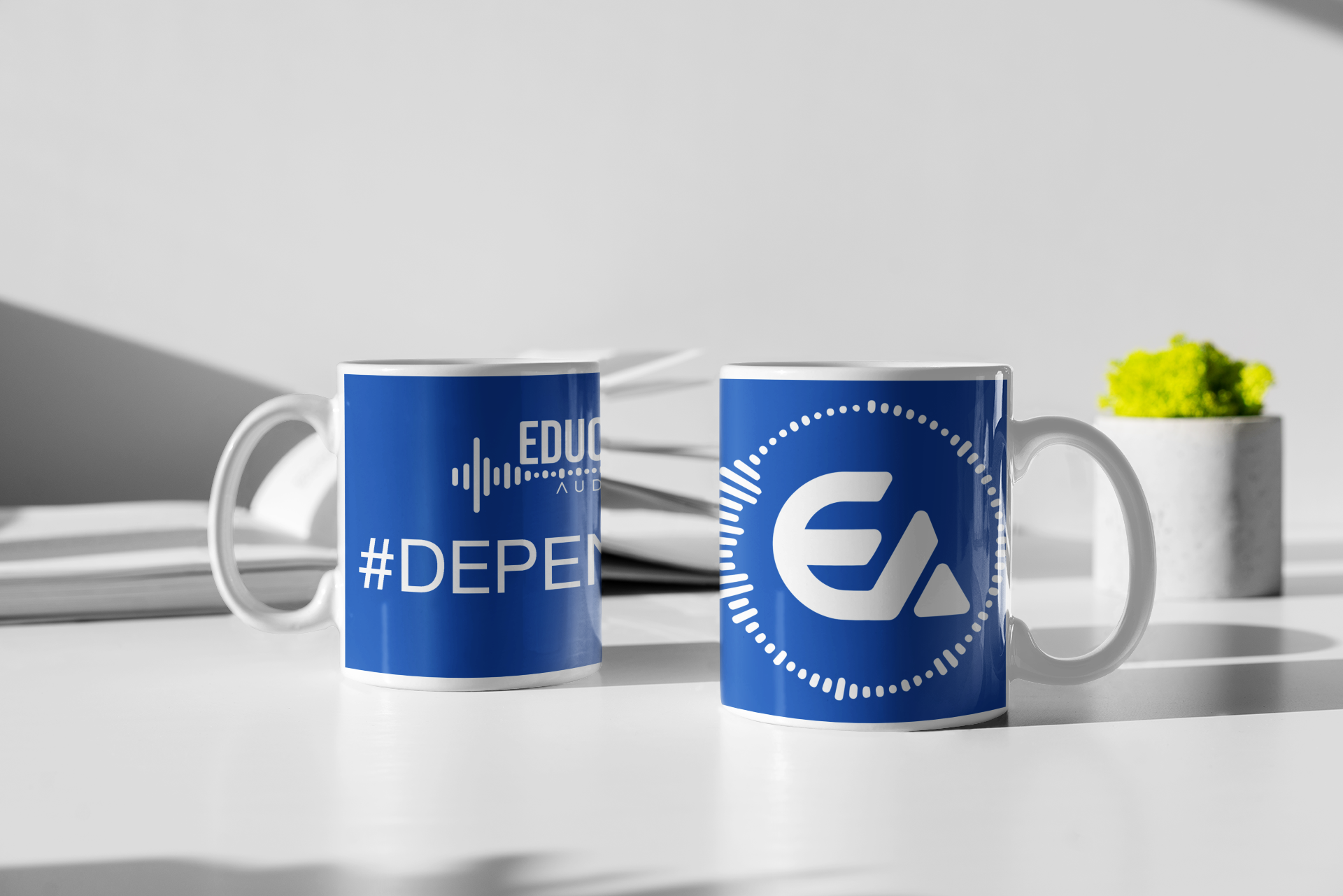 Nome do produto: Caneca Educa Áudio #DEPENDE