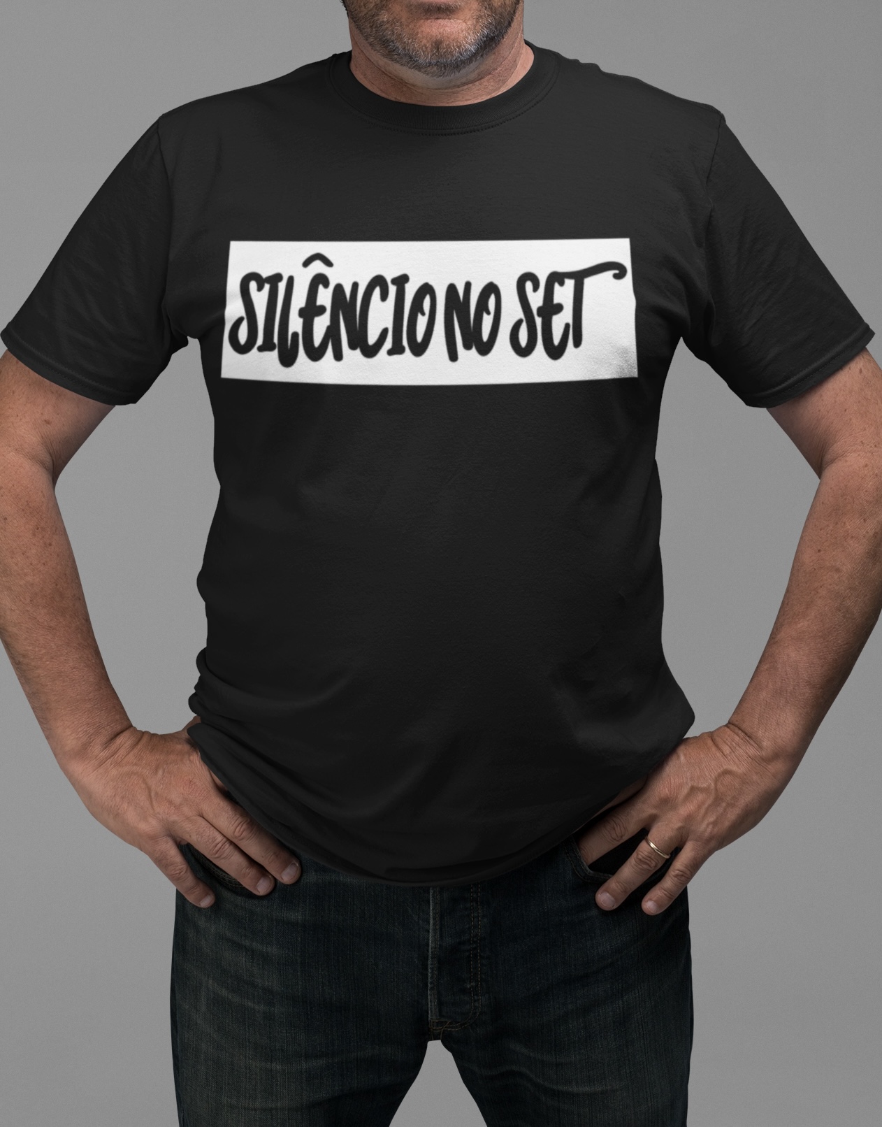 Nome do produto: Camiseta Silêncio no Set