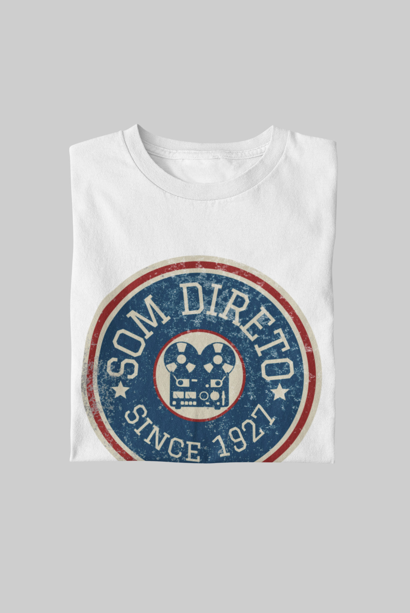 Nome do produto: Camiseta Plus Size Som direto Since 1927 | Branca 