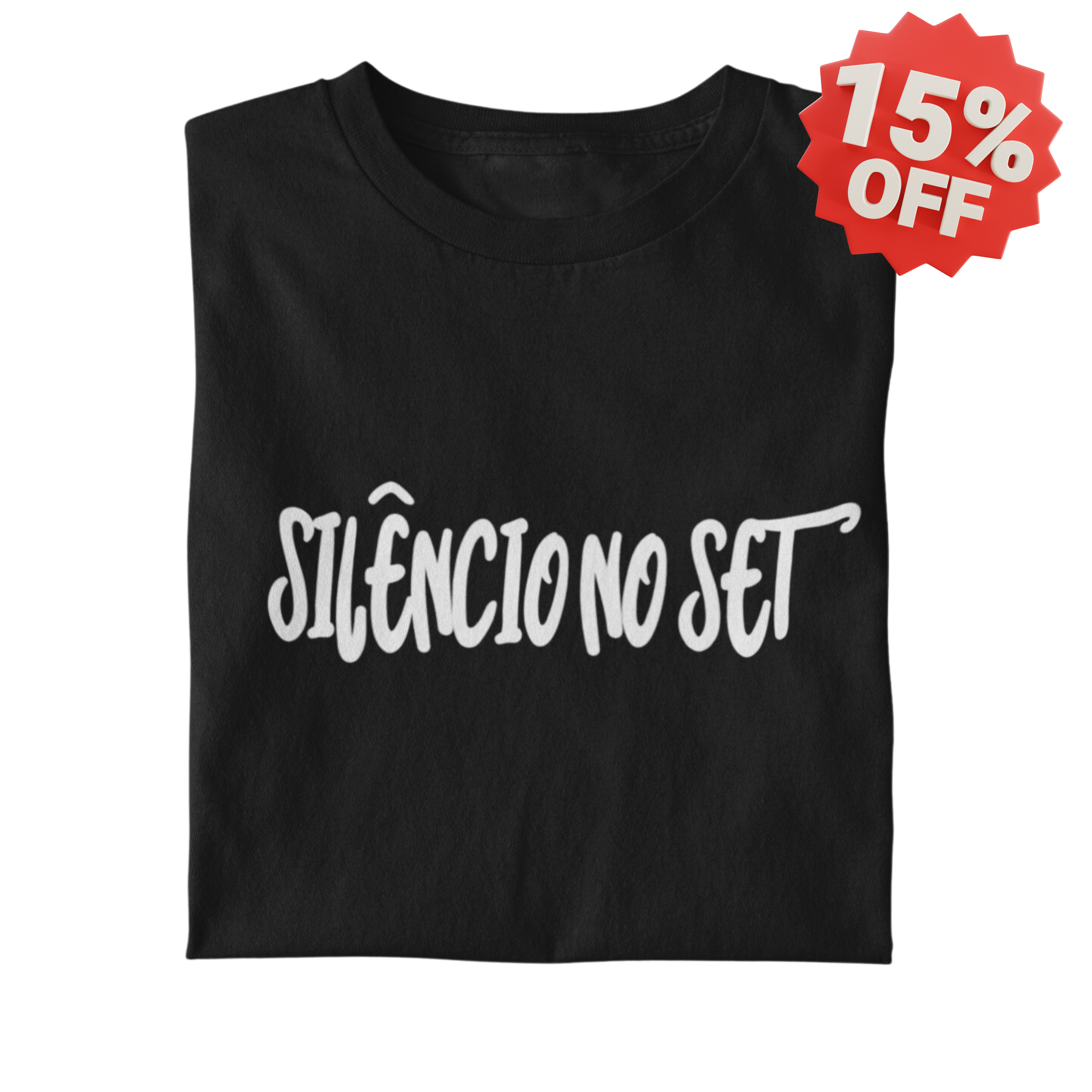 Nome do produto: Camiseta Silêncio no Set II | Preta