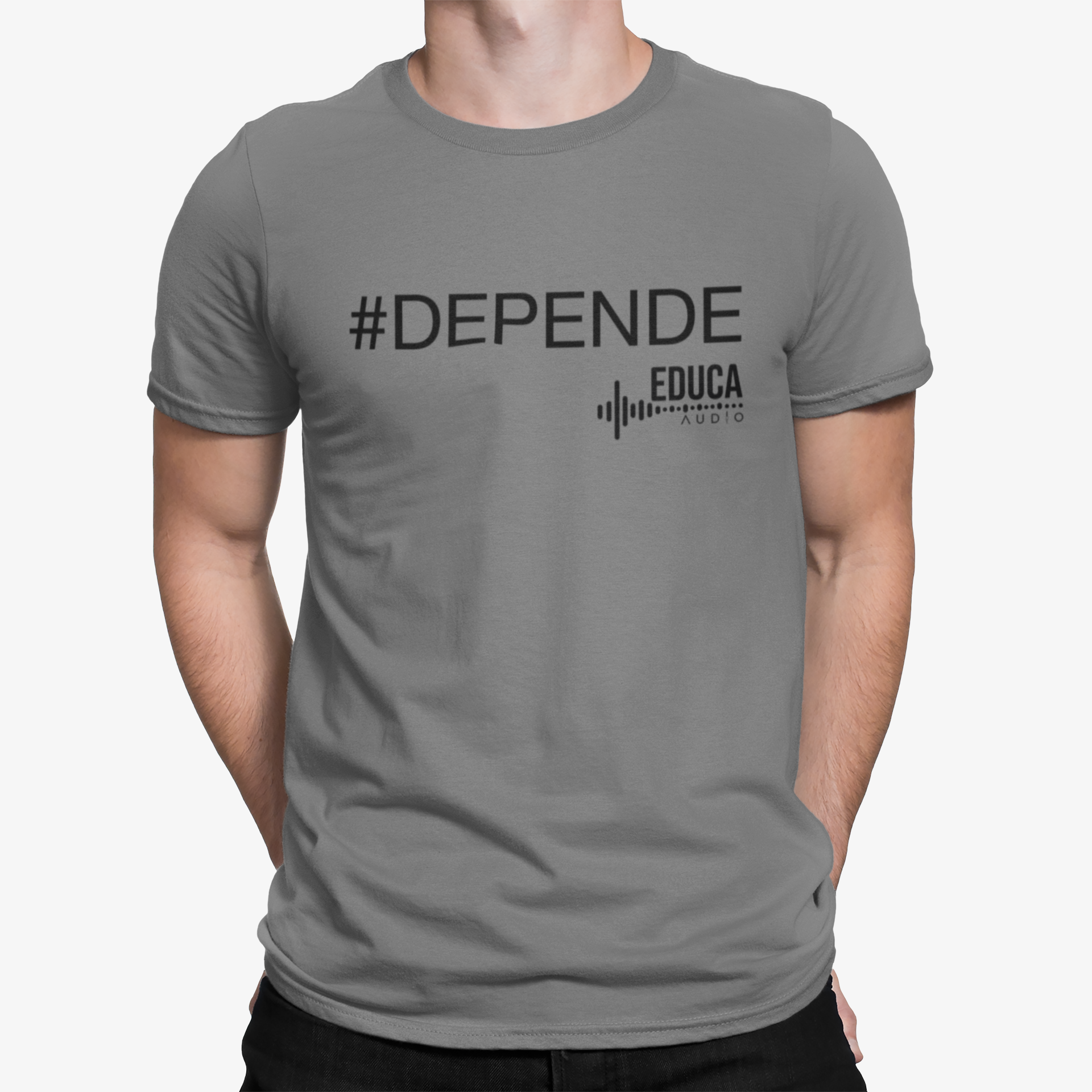 Nome do produto: Camiseta Educa Áudio #DEPENDE III