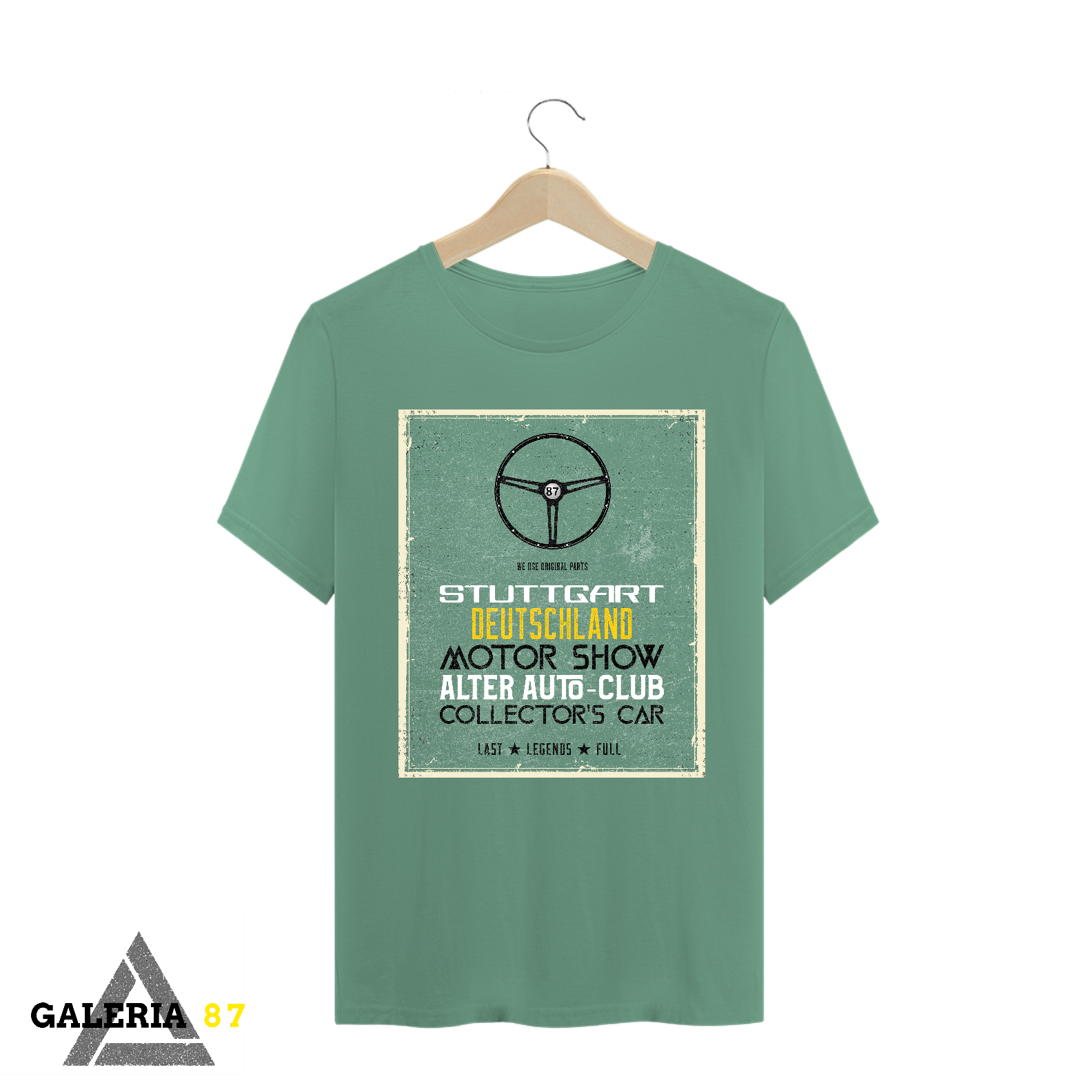 Nome do produto: CAMISETA ESTONADA STUTTGART / DEUTSCHLAND / GLR 87