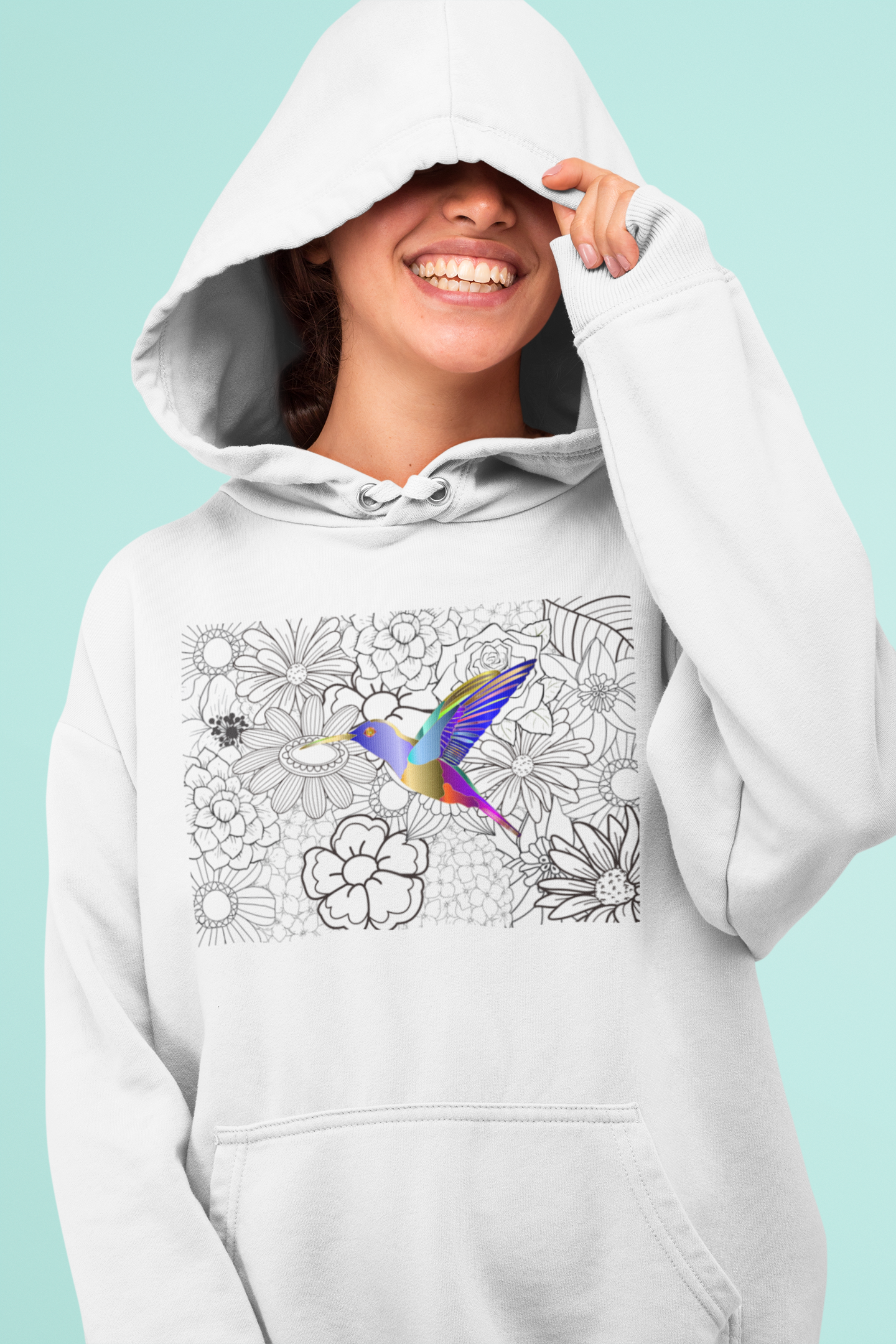 Nome do produto: Blusa MOLETOM CANGURU Beija Flor