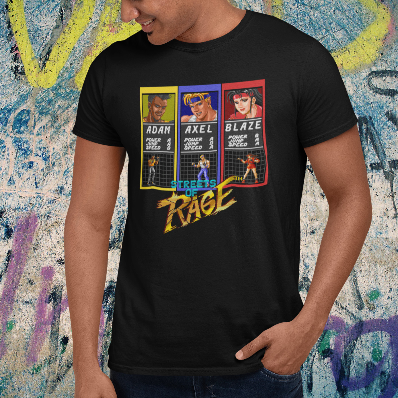 Camiseta Streets of Rage - Select Player