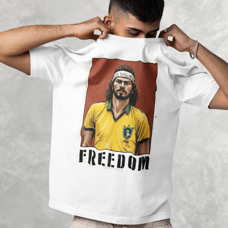 Camiseta Dr Sócrates 1986 [Freedom]