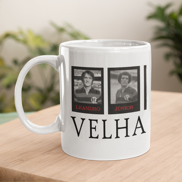 Caneca Velha Guarda Rubro Negra - Flamengo 1981
