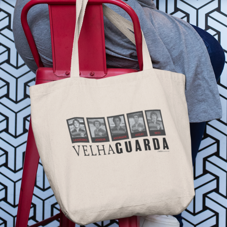 Ecobag Velha Guarda Rubro Negra - Flamengo 1981