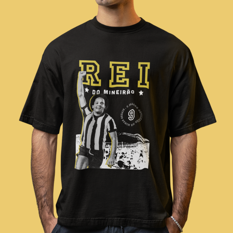 Camiseta Rei do Mineirão - Atlético/MG (Preta)