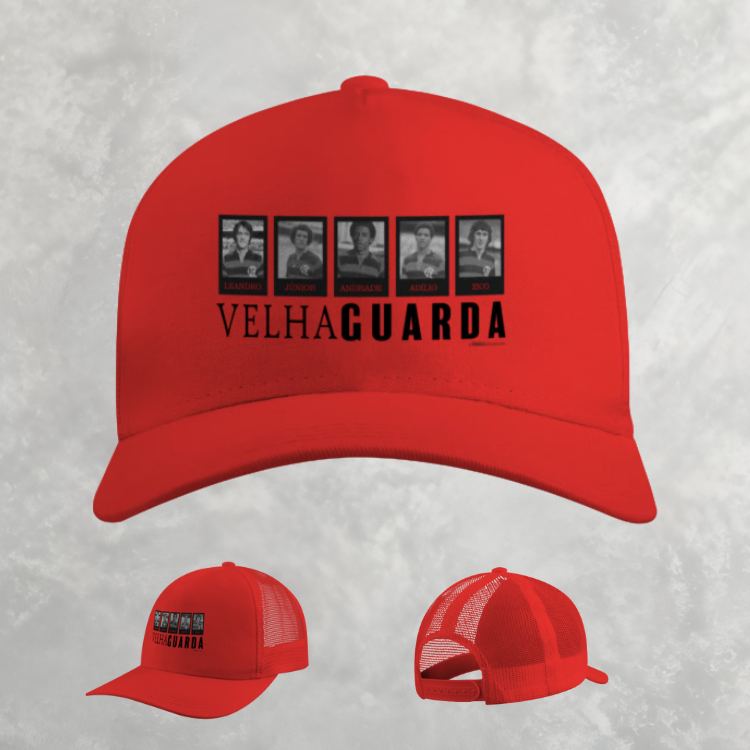 Boné Velha Guarda Rubro Negra - Flamengo 1981