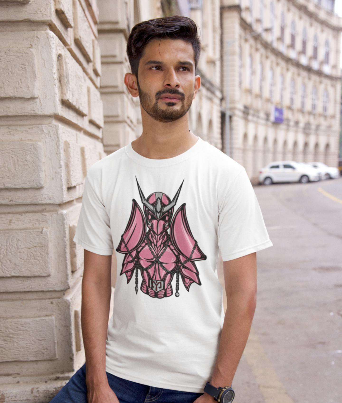 Nome do produto: CAMISETA CAVALEIROS DO ZODÍACO ARMADURA DE ANDRÔMEDA V1