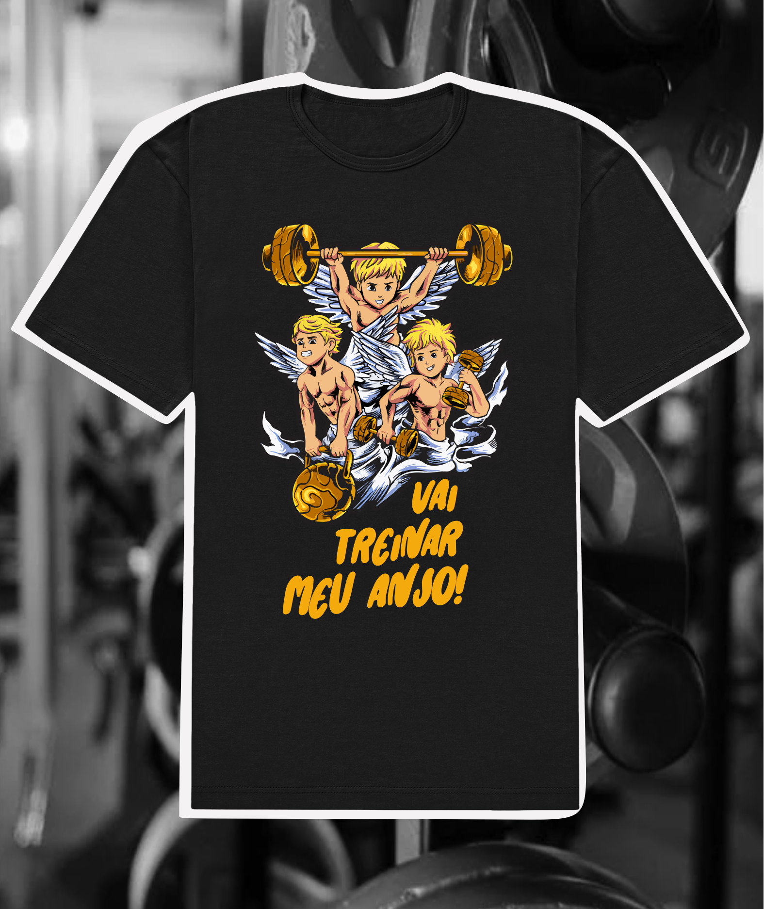 Nome do produto: CAMISETA MAROMBA TREINA ANJO