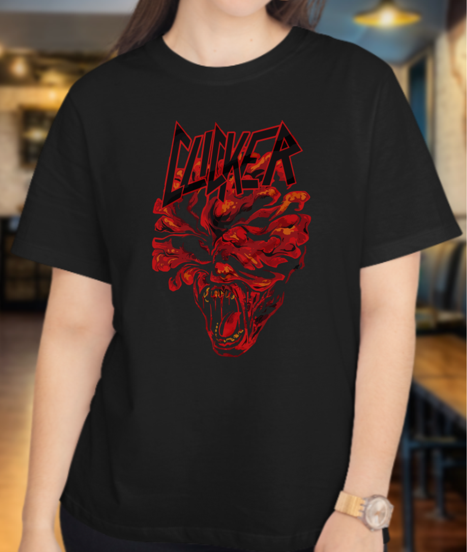 Nome do produto: CAMISETA THE LAST OF US CLICKER
