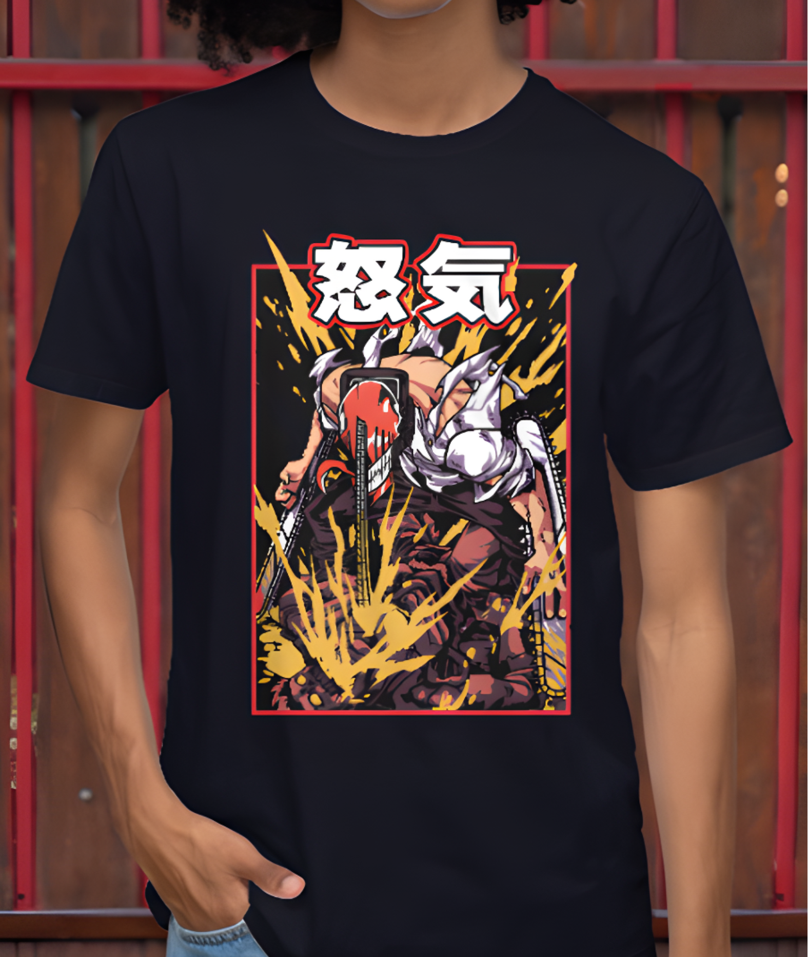Nome do produto: CAMISETA CHAISAW MAN DENJI