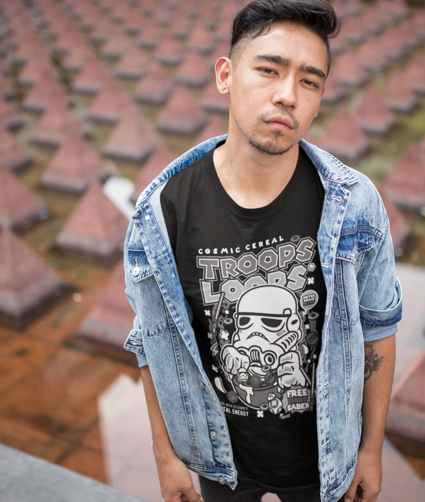 Nome do produto: CAMISETA STAR WARS TROOPS LOOPS