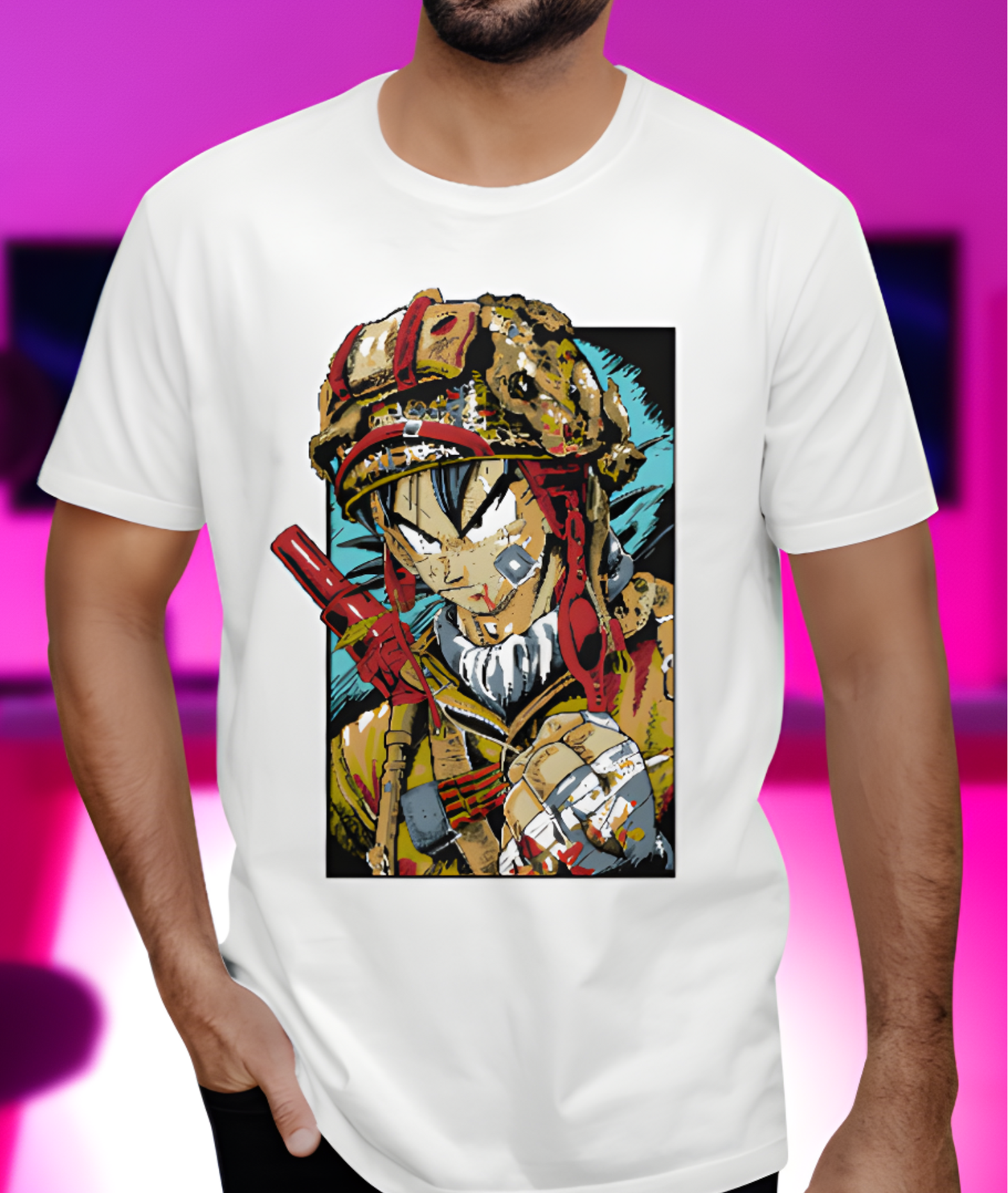 Nome do produto: CAMISETA DRAGON BALL FULL METAL GOKU