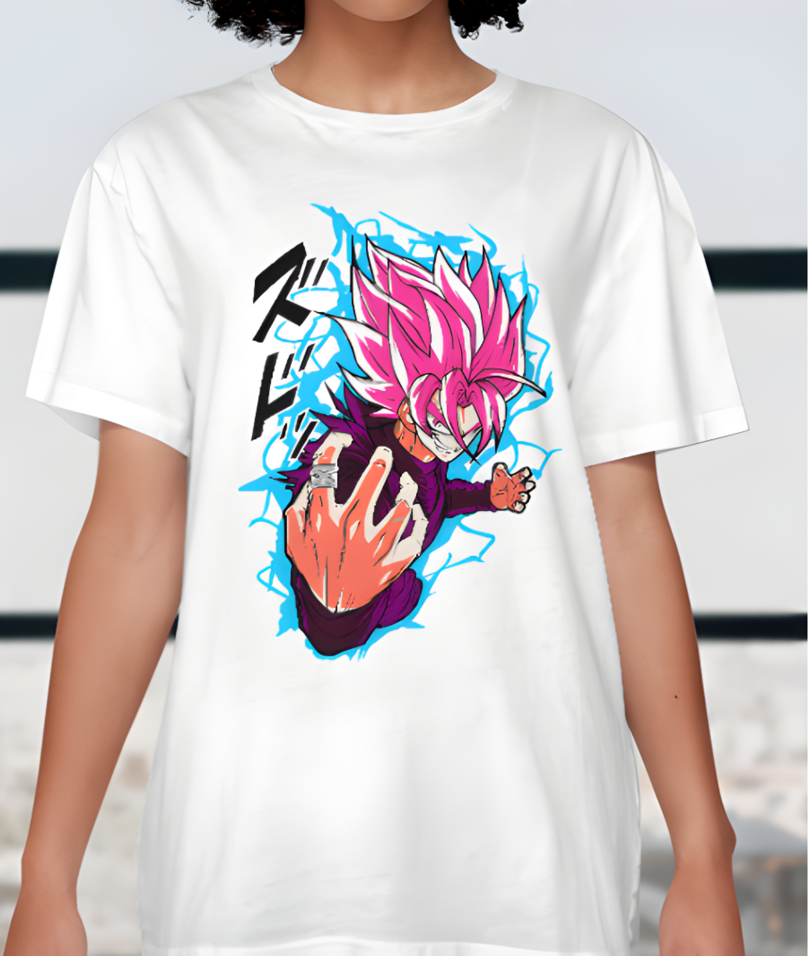 Nome do produto: CAMISETA DRAGON BALL GOKU DEUS