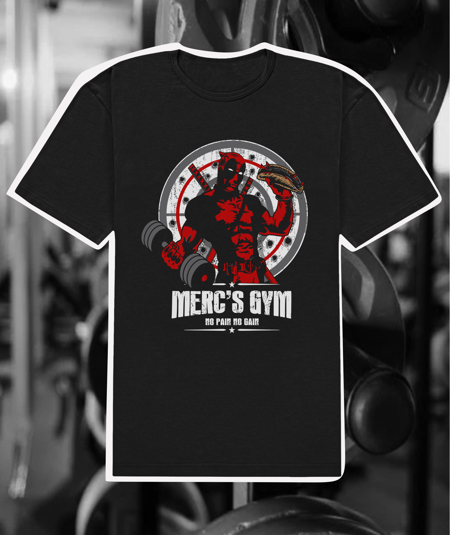 Nome do produto: CAMISETA MAROMBA MERCENÁRIO GYM