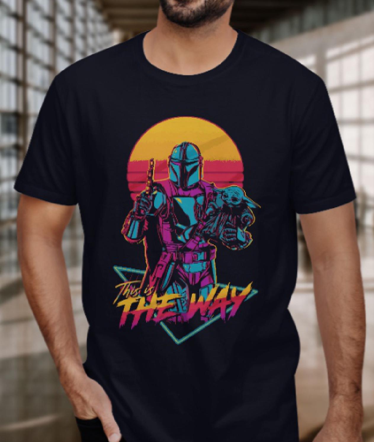 Nome do produto: CAMISETA STAR WARS MANDU E BABY