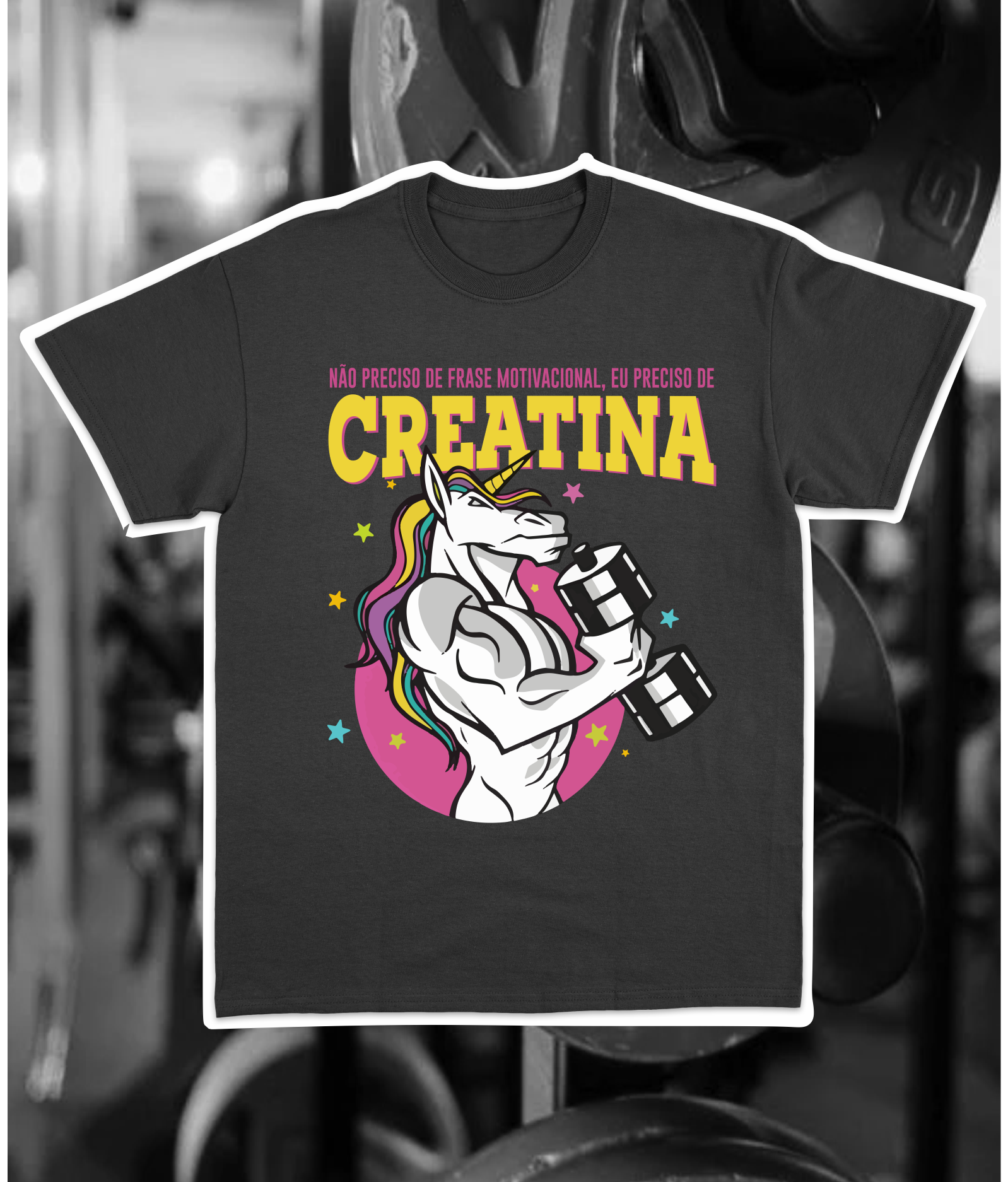 Nome do produto: CAMISETA MAROMBA PRECISO DE CREATINA
