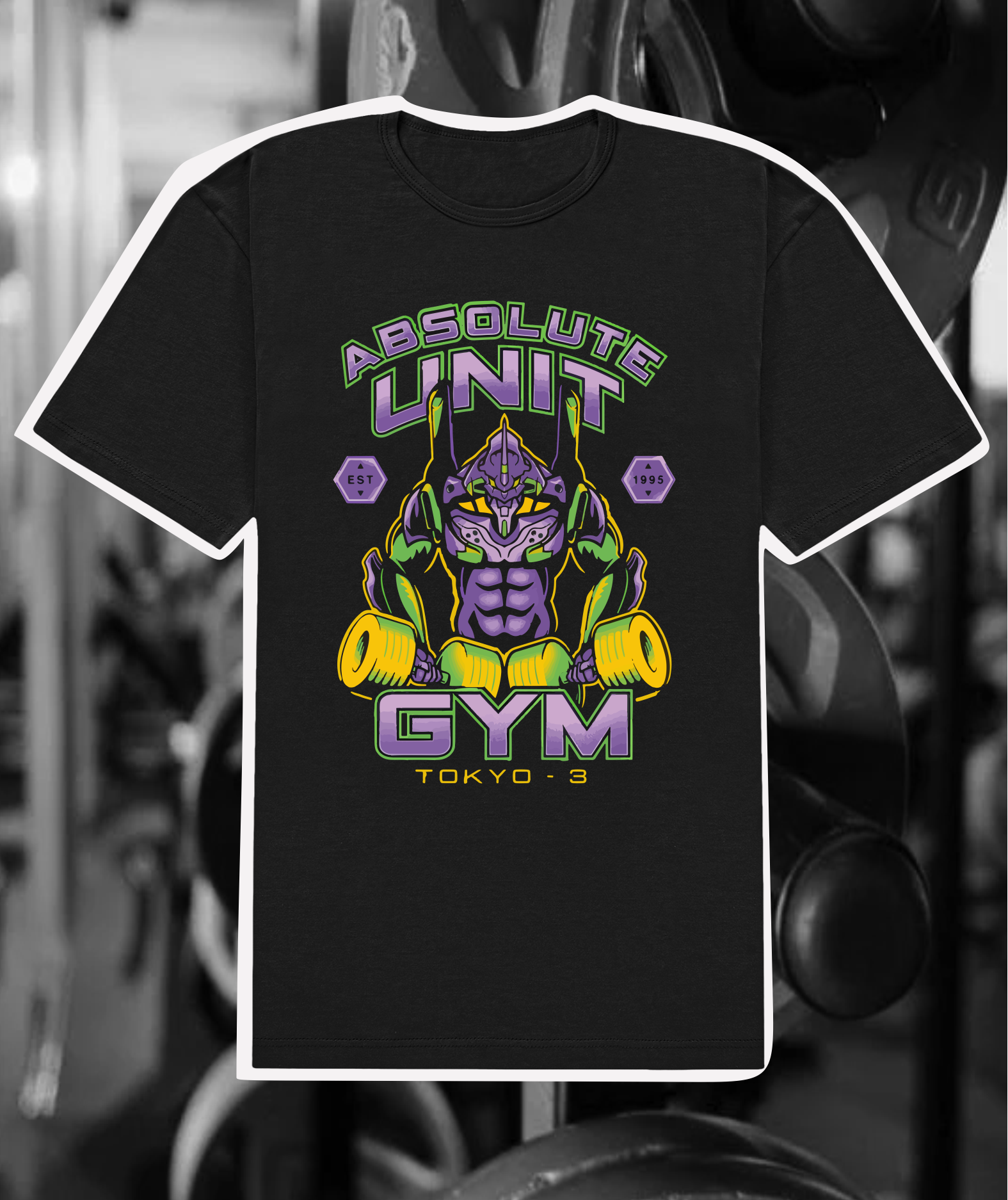 Nome do produto: CAMISETA MAROMBA EVANGELION GYM