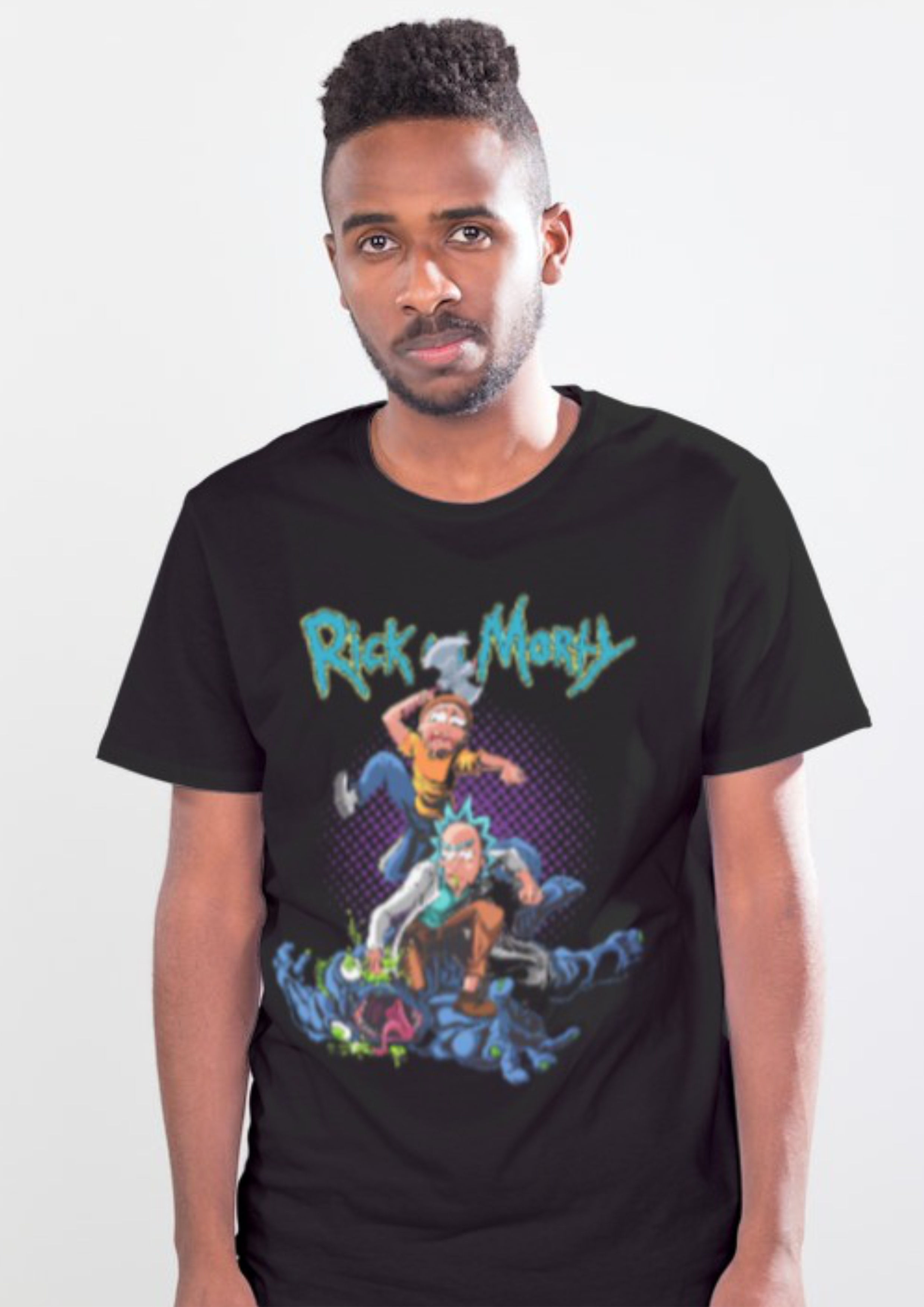 Nome do produto: CAMISETA RICKY & MORTY